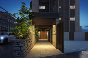 エントランスアプローチ完成予想CG