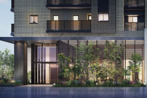 エントランスアプローチ完成予想図