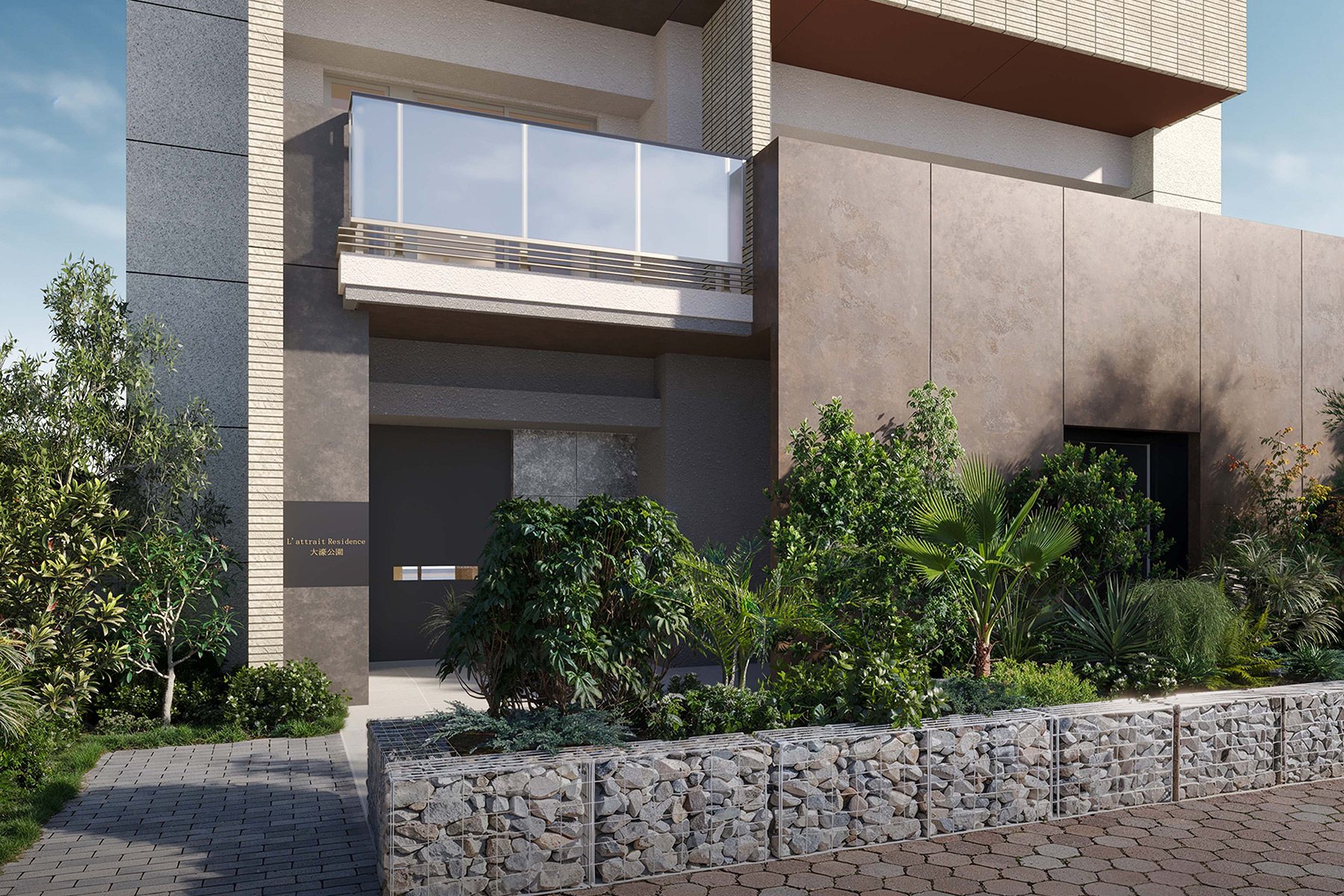 エントランスアプローチ完成予想CG