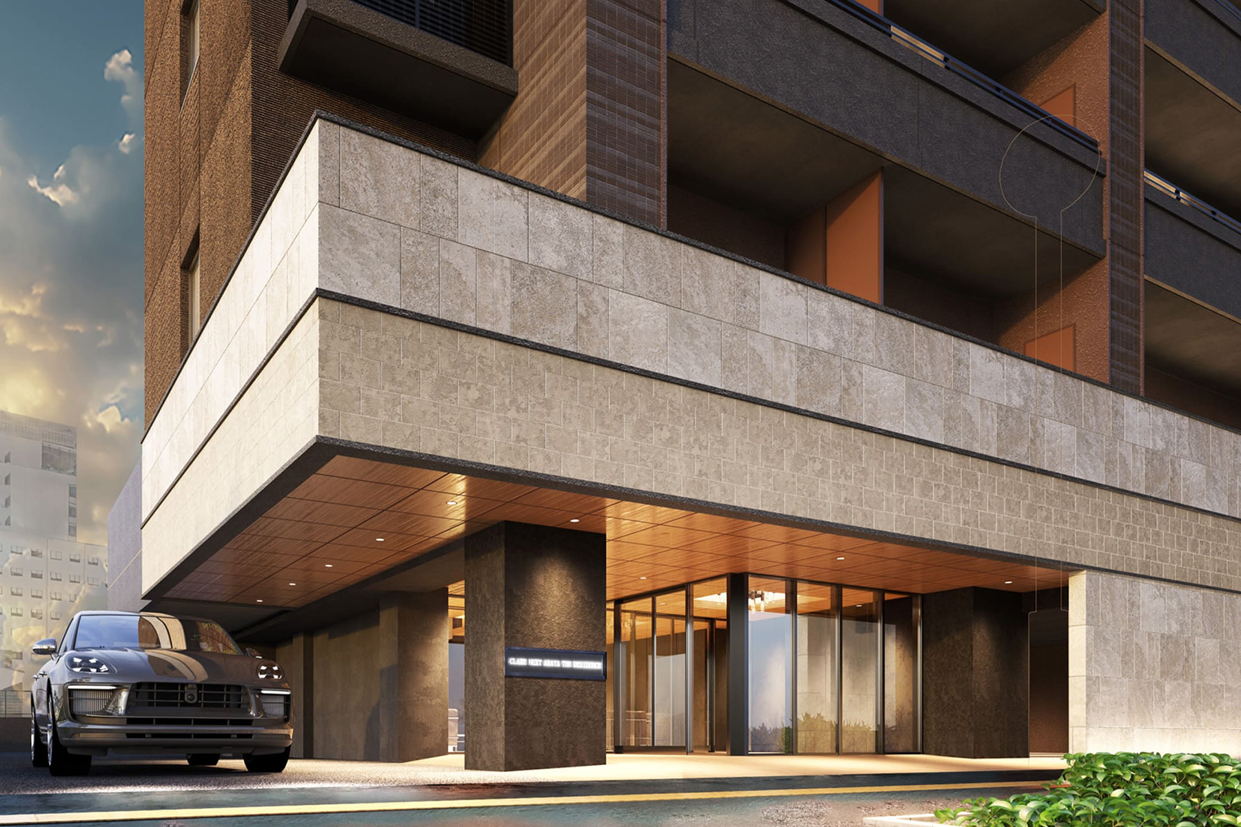 アプローチ完成予想図