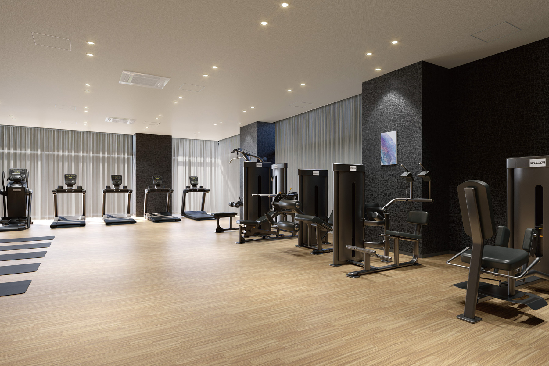 フィットネスルーム完成予想図