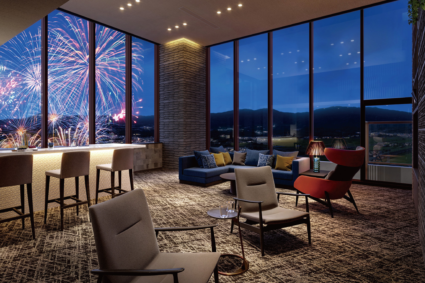 スカイラウンジ完成予想図