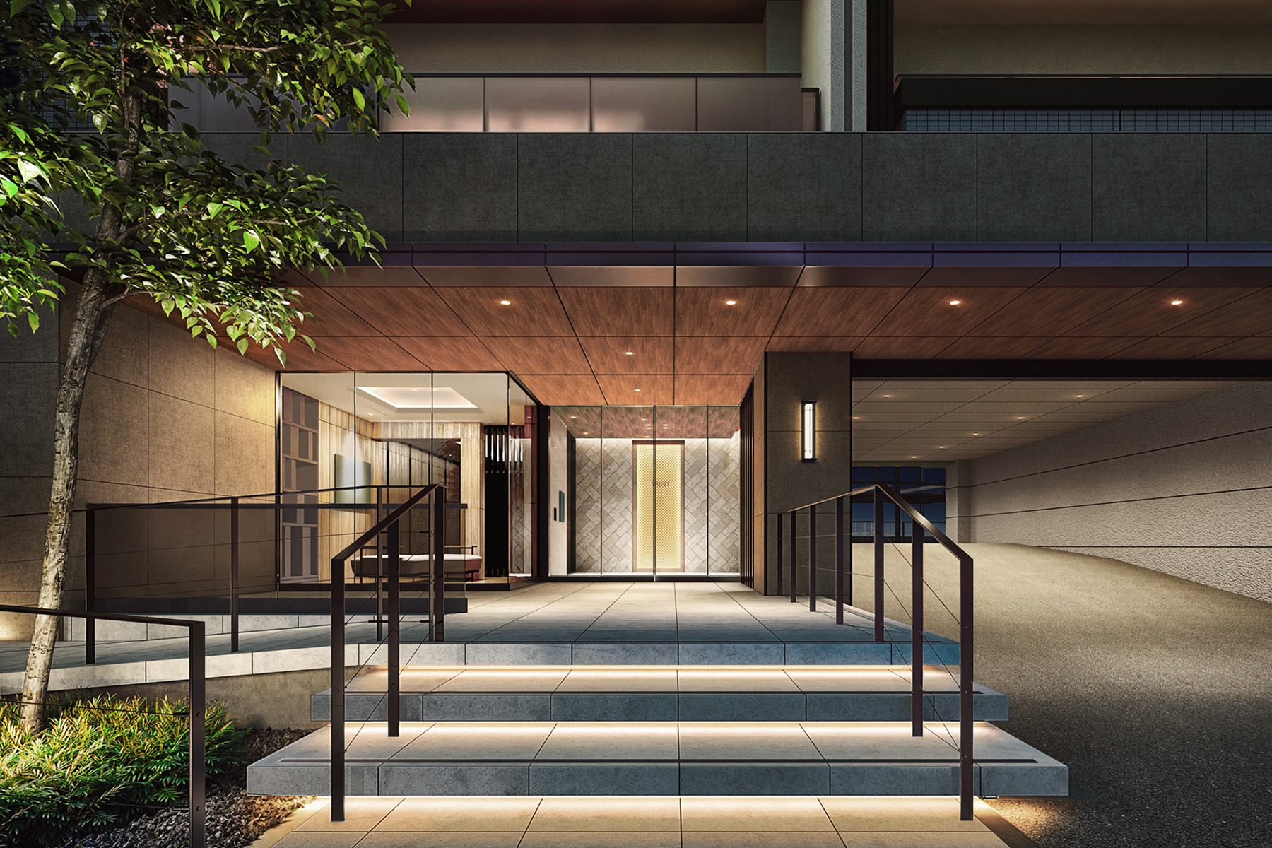 エントランスアプローチ完成予想CG