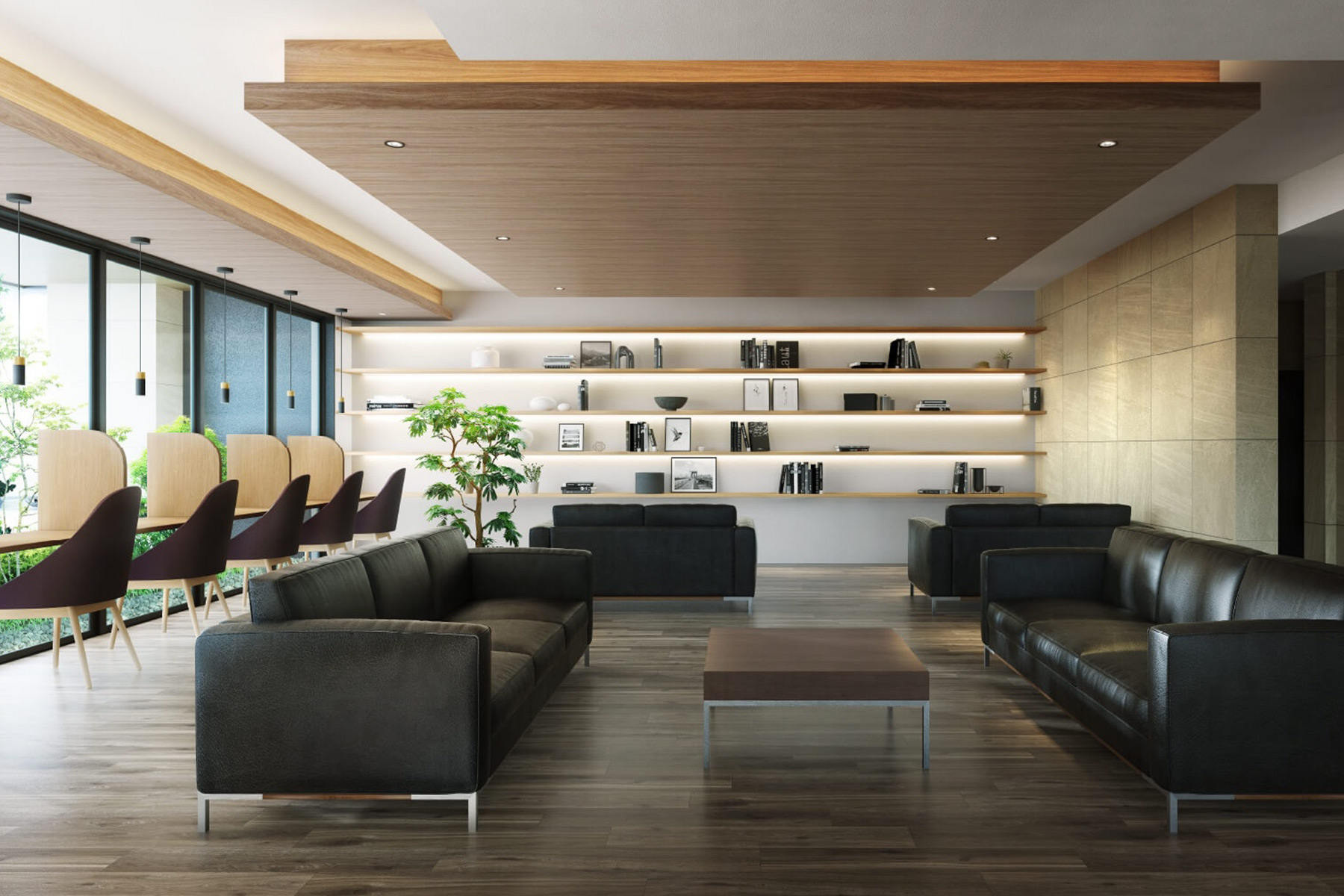 コワーキングスペース完成予想図