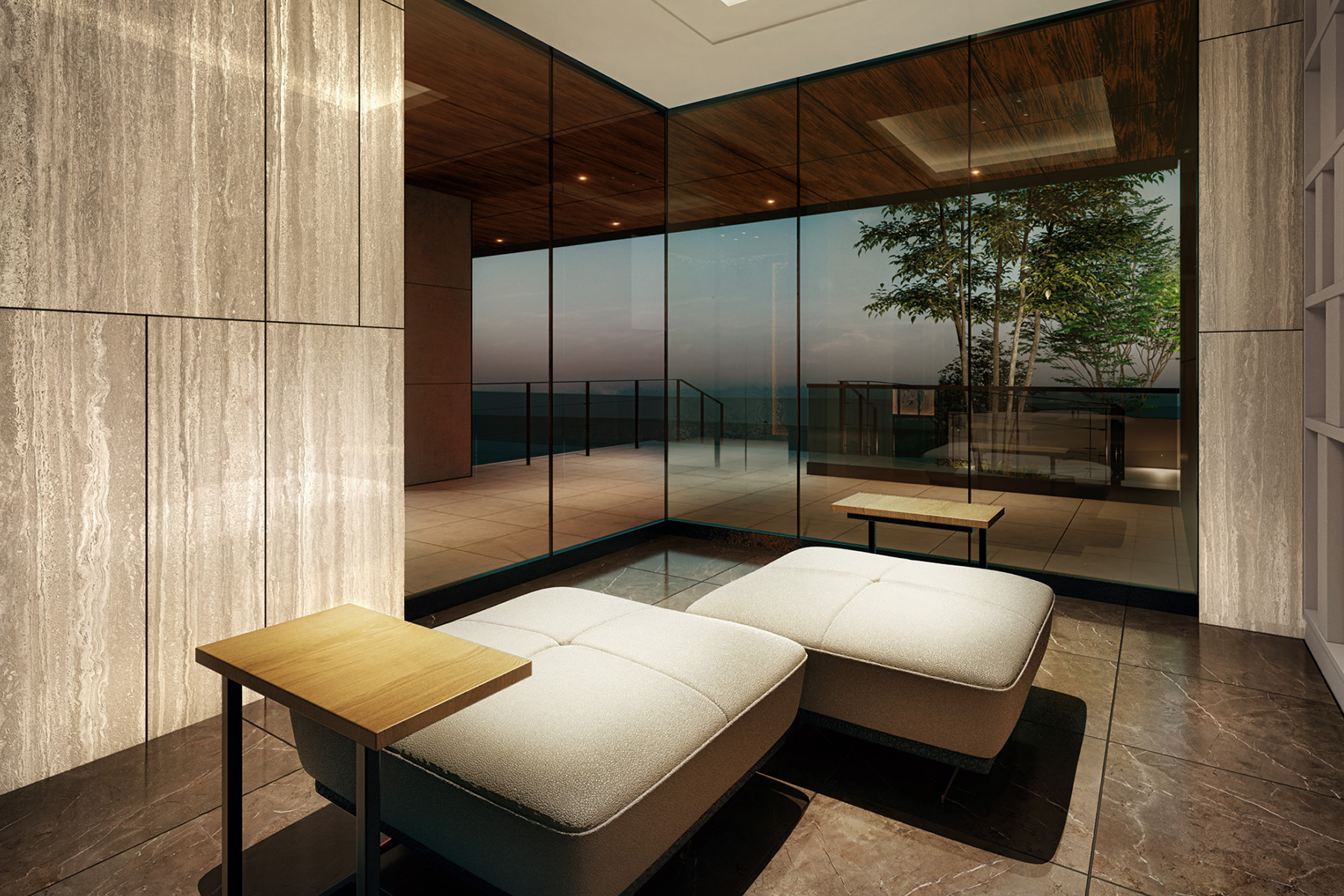 ラウンジ完成予想CG